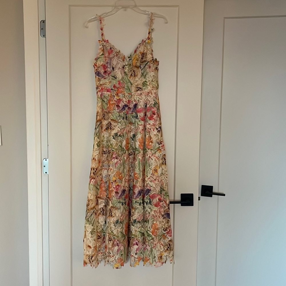 Printed Lace Dress